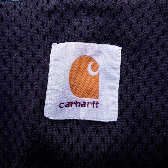 Vintage Carhartt Green Distressed Faded Chore Work Jacket Coat - Mens 3XL XXXL - Picture 4 of 8